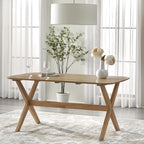 Solid Wood Armchair Dining Set