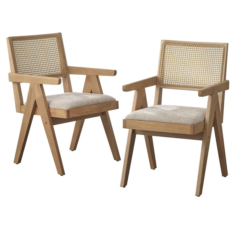 Solid Wood Armchair Dining Set