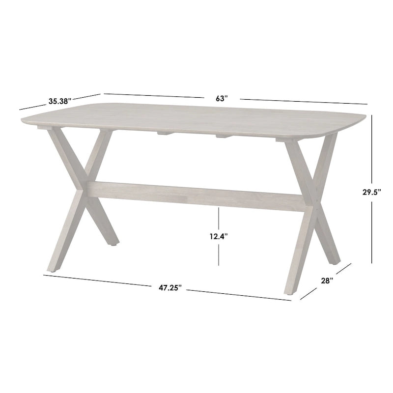 Solid Wood Armchair Dining Set