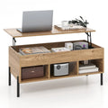 Lift Top Coffee Table with Storage Compartment & 3 Open See Details