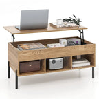 Lift Top Coffee Table with Storage Compartment & 3 Open See Details