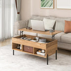 Lift Top Coffee Table with Storage Compartment & 3 Open See Details