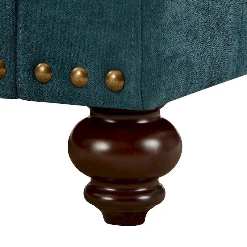 Modern Sofa Chair with Nailhead Rivet Trim 33.07 x 37.20 x 35.43