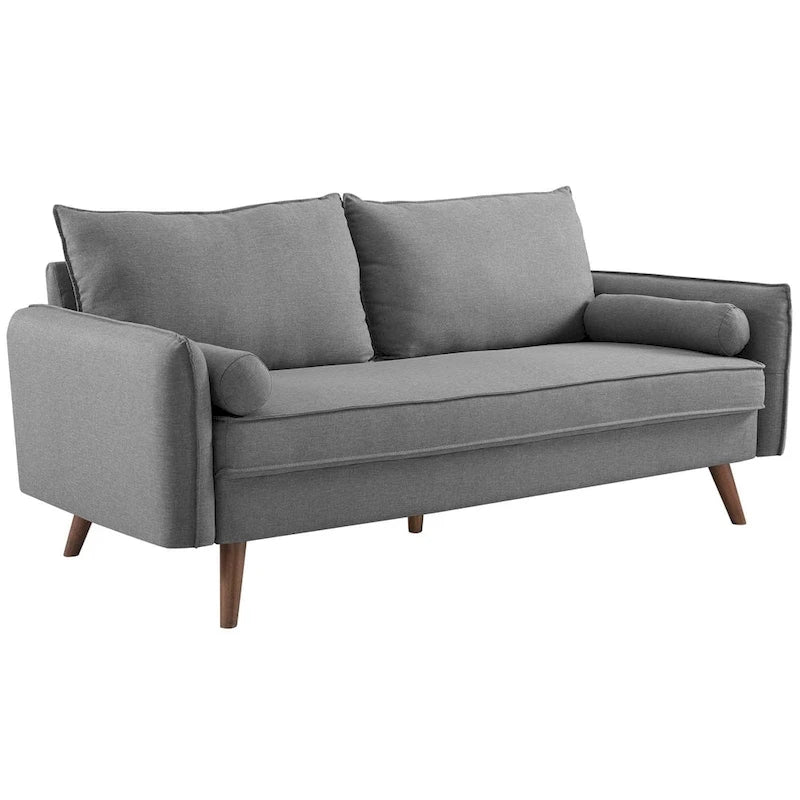 Upholstered Fabric Sofa 32.5L x 72W x 33.5H