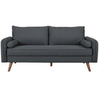 Upholstered Fabric Sofa 32.5L x 72W x 33.5H