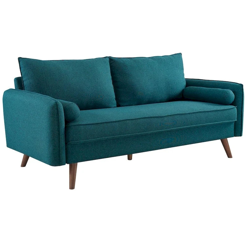 Upholstered Fabric Sofa 32.5L x 72W x 33.5H