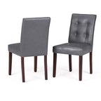 Contemporary Parson Dining Chair 18.9w x 23d x 35.8h