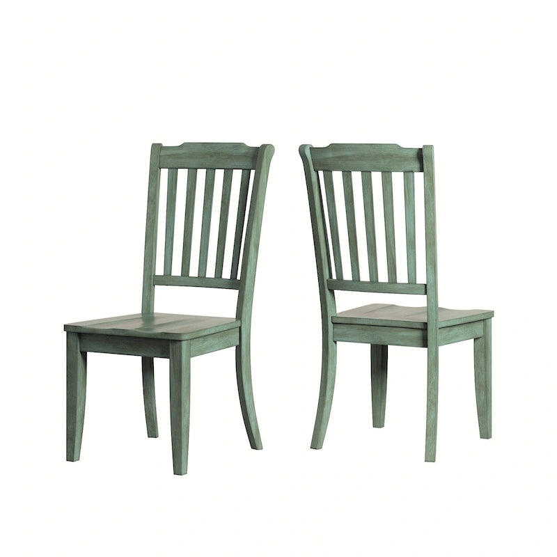 Black Extending Oval Wood Table Slat Back 5-piece Dining Set