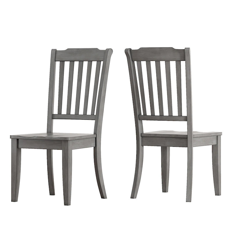Black Extending Oval Wood Table Slat Back 5-piece Dining Set