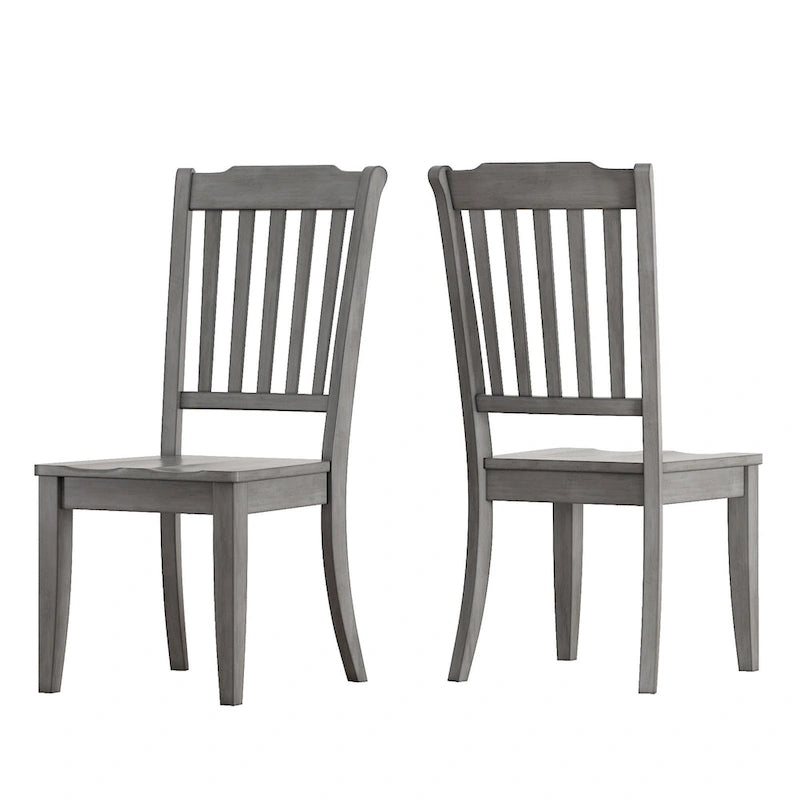 Black Extending Oval Wood Table Slat Back 5-piece Dining Set