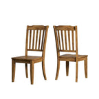 Black Extending Oval Wood Table Slat Back 5-piece Dining Set