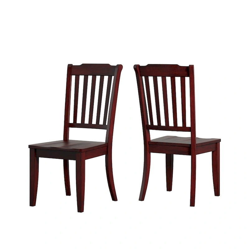Black Extending Oval Wood Table Slat Back 5-piece Dining Set