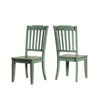 Black Extending Oval Wood Table Slat Back 5-piece Dining Set