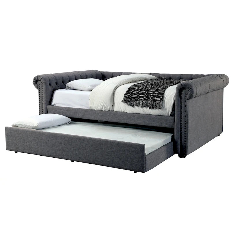 Contemporary Daybed with Twin Trundle Set