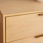 Wooden Mid-Century 6-Drawer Dresser