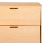 Wooden Mid-Century 6-Drawer Dresser