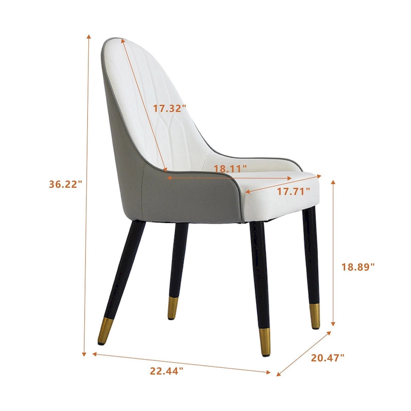 Modern PU Leather Dining Chairs
