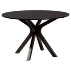 Modern and Contemporary 5-Piece Wood Dining Set-Grey/Dark Brown