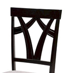 Modern and Contemporary 5-Piece Wood Dining Set-Grey/Dark Brown