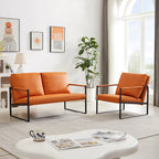 Accent Arm Chair with Extra Thick Padded Backrest and Seat Cushion Sofa Chairs