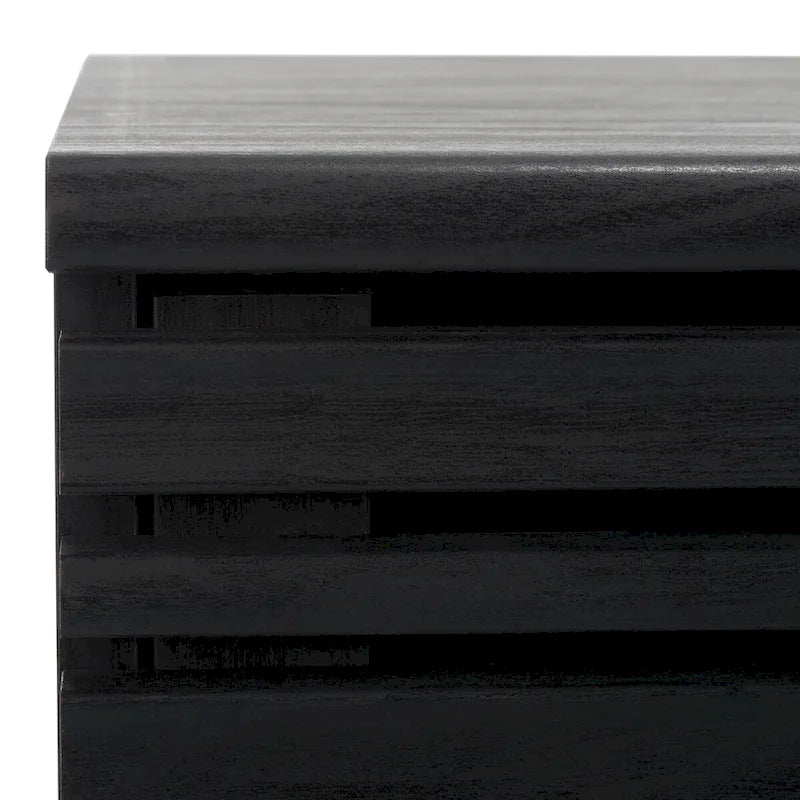 Teela Walnut 59-inch Storage Media TV Stand 59 W x 15 L x 19 H 59Wx15Dx19H