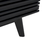Teela Walnut 59-inch Storage Media TV Stand 59 W x 15 L x 19 H 59Wx15Dx19H