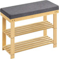 3-Tier Shoe Rack 11.4D x 28W x 19.3H