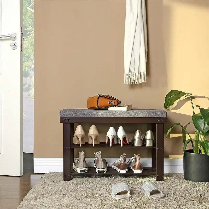 3-Tier Shoe Rack 11.4D x 28W x 19.3H