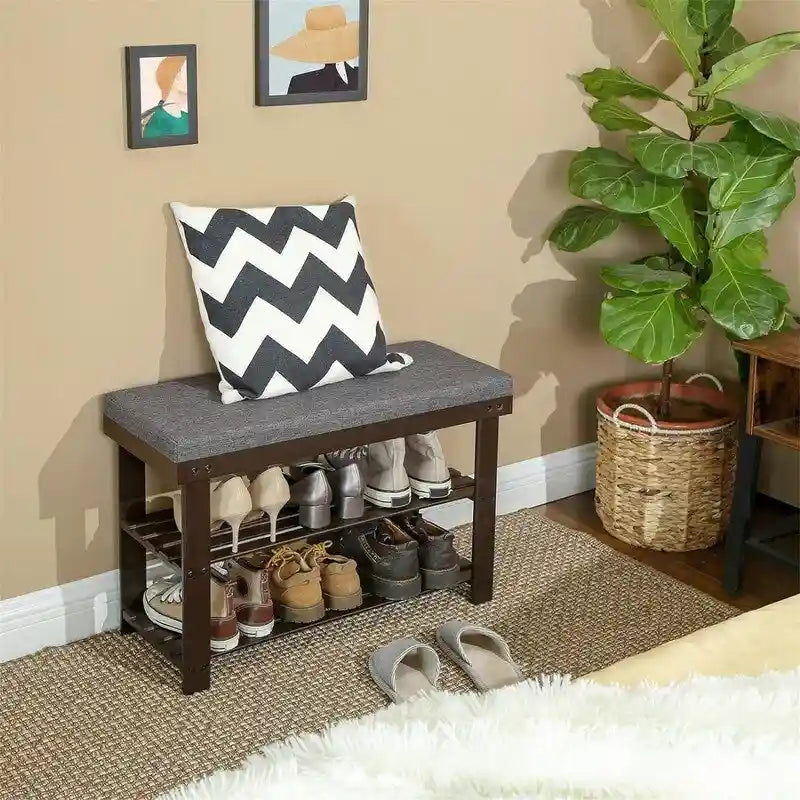 3-Tier Shoe Rack 11.4D x 28W x 19.3H