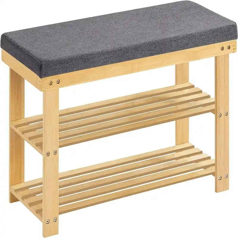 3-Tier Shoe Rack 11.4D x 28W x 19.3H