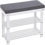 3-Tier Shoe Rack 11.4D x 28W x 19.3H