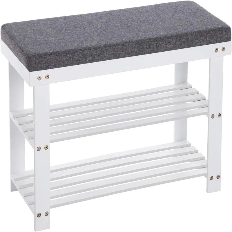 3-Tier Shoe Rack 11.4D x 28W x 19.3H