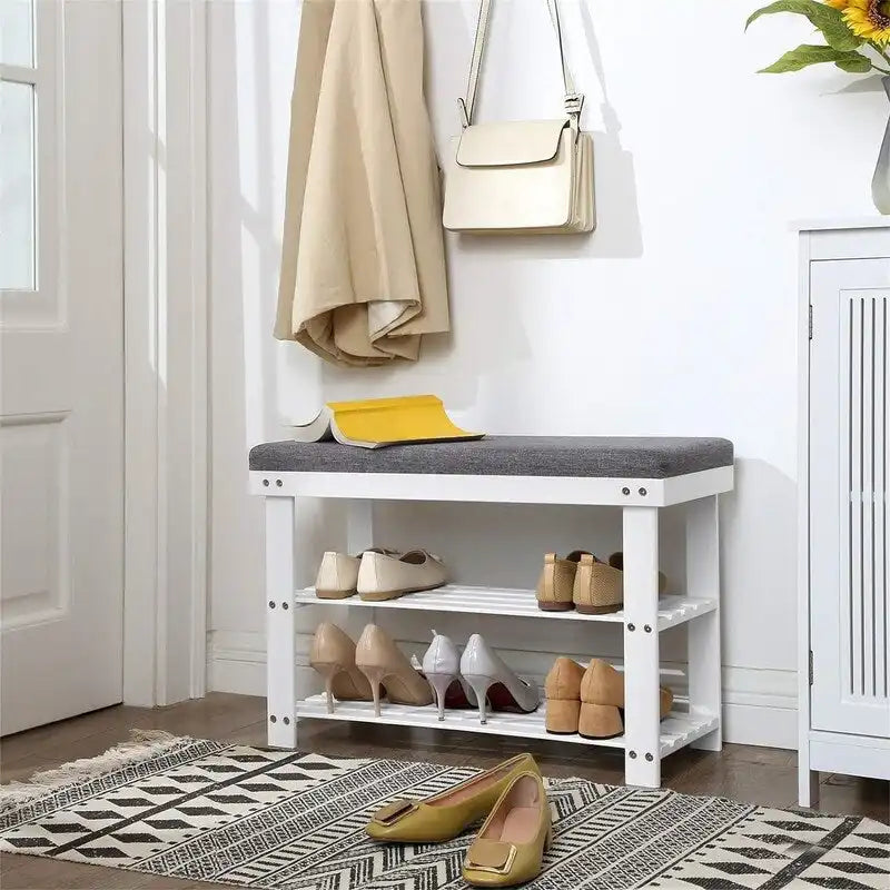 3-Tier Shoe Rack 11.4D x 28W x 19.3H