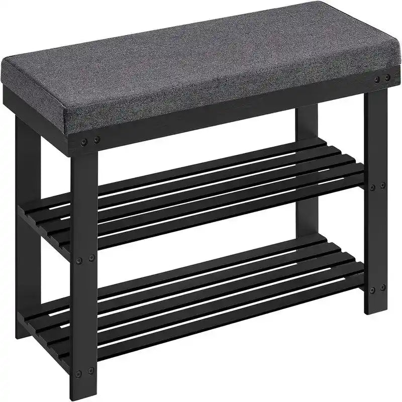 3-Tier Shoe Rack 11.4D x 28W x 19.3H