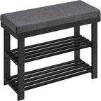 3-Tier Shoe Rack 11.4D x 28W x 19.3H