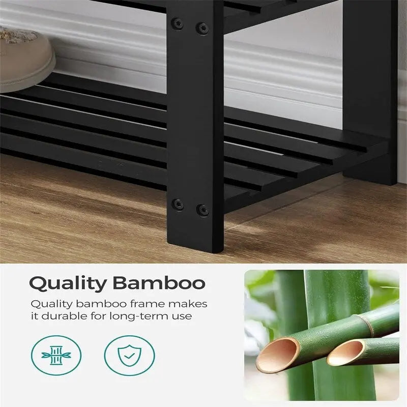 3-Tier Shoe Rack 11.4D x 28W x 19.3H