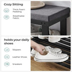3-Tier Shoe Rack 11.4D x 28W x 19.3H