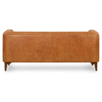 Apartment Sofa Full Grain Genuine Italian Leather