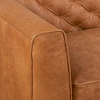 Apartment Sofa Full Grain Genuine Italian Leather