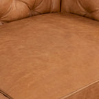 Apartment Sofa Full Grain Genuine Italian Leather