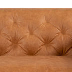 Apartment Sofa Full Grain Genuine Italian Leather