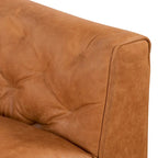 Apartment Sofa Full Grain Genuine Italian Leather
