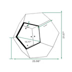 25.98 Shaped Modern Pet Furniture Cat Kennel Side Table