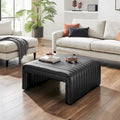 Faux Leather Coffee Table