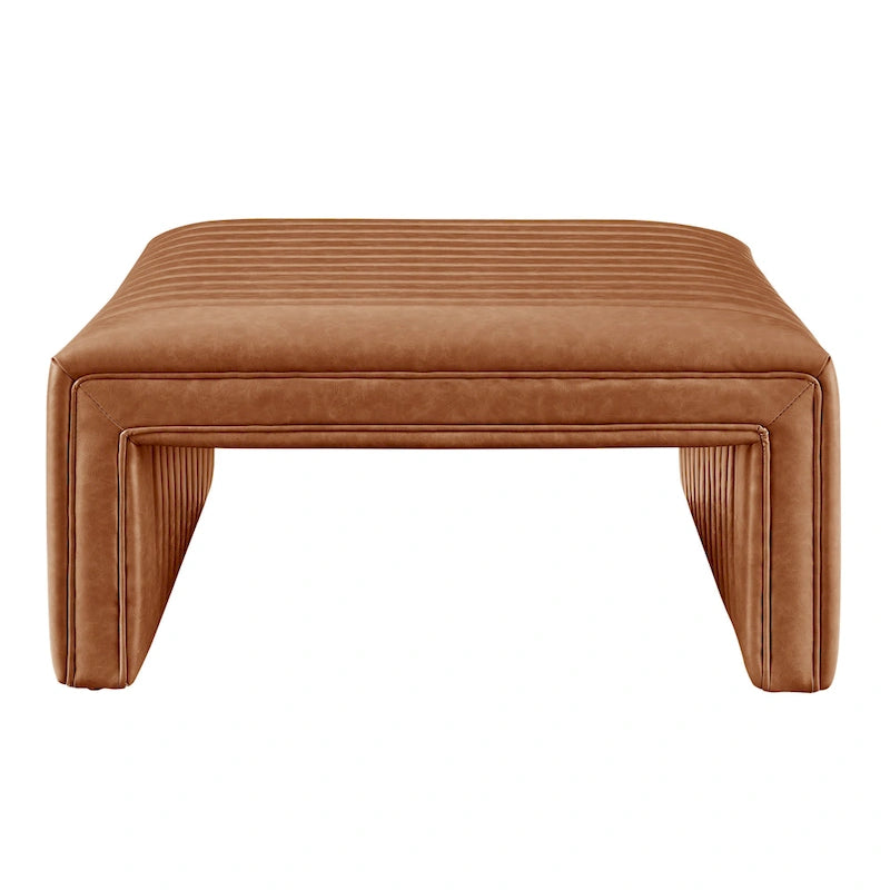 Faux Leather Coffee Table