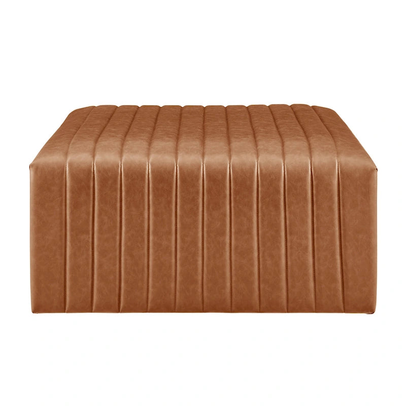 Faux Leather Coffee Table