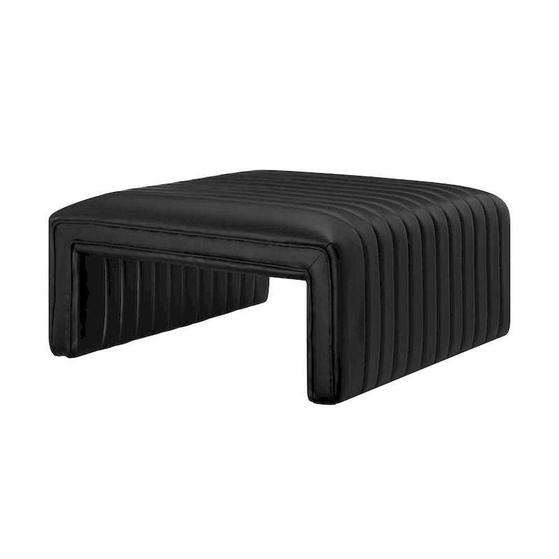 Faux Leather Coffee Table