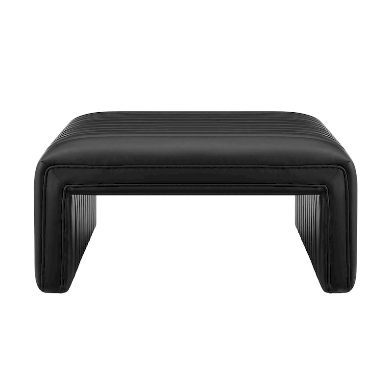 Faux Leather Coffee Table