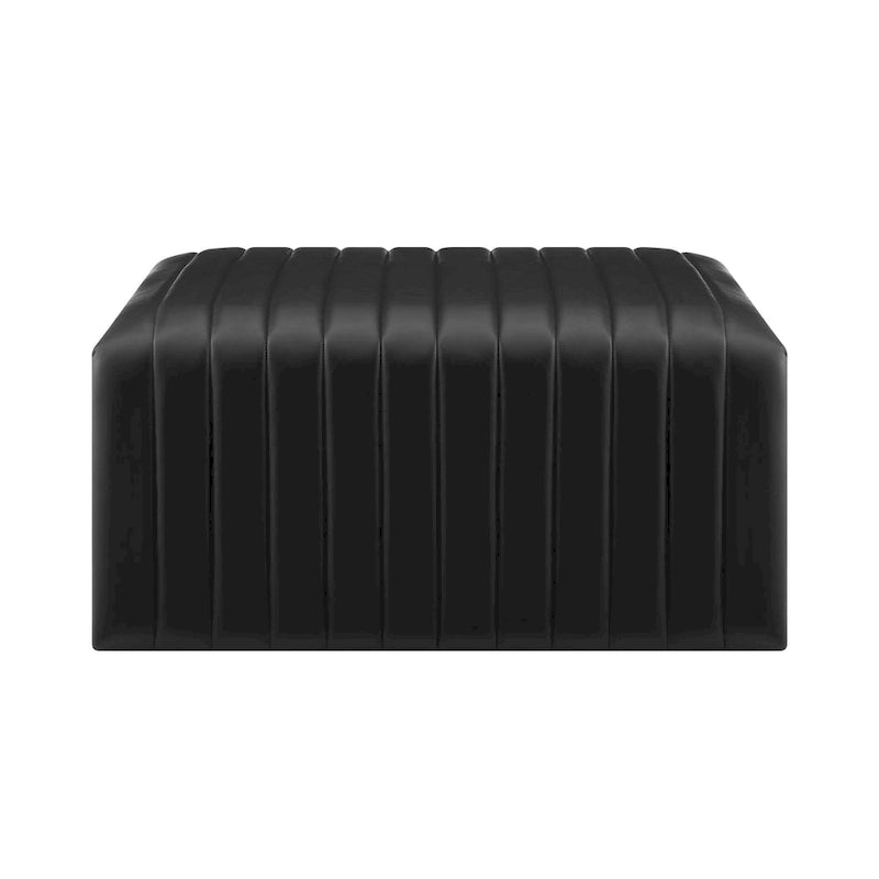 Faux Leather Coffee Table