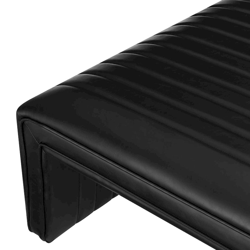 Faux Leather Coffee Table